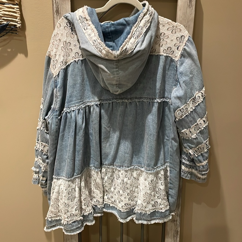 POL Denim Jacket NWT - 1 Size Small left - Picture 4 of 6